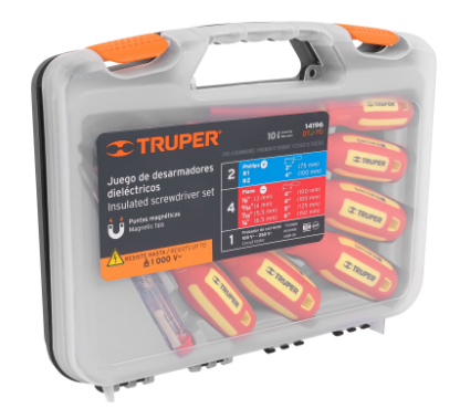 JUEGO DESARMADORES DIELECTRICOS TRUPER